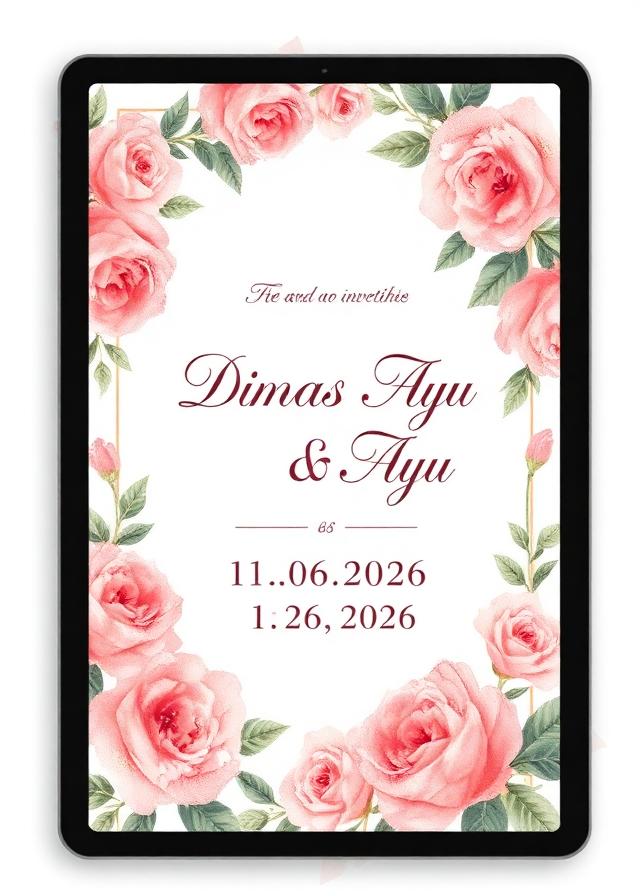 Preview template undangan ADM Gathering Family