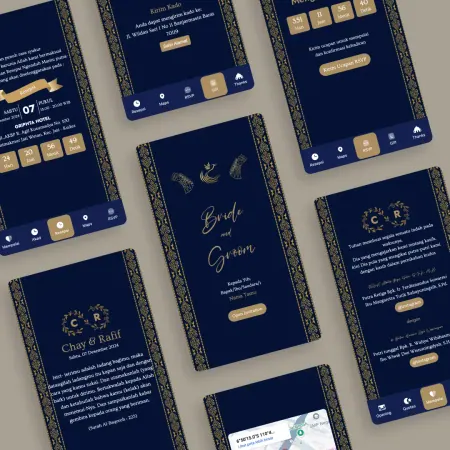 Preview template undangan Adat Papua