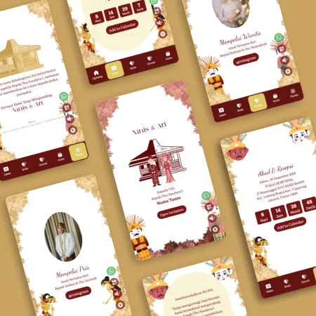 Preview template undangan Betawi Java